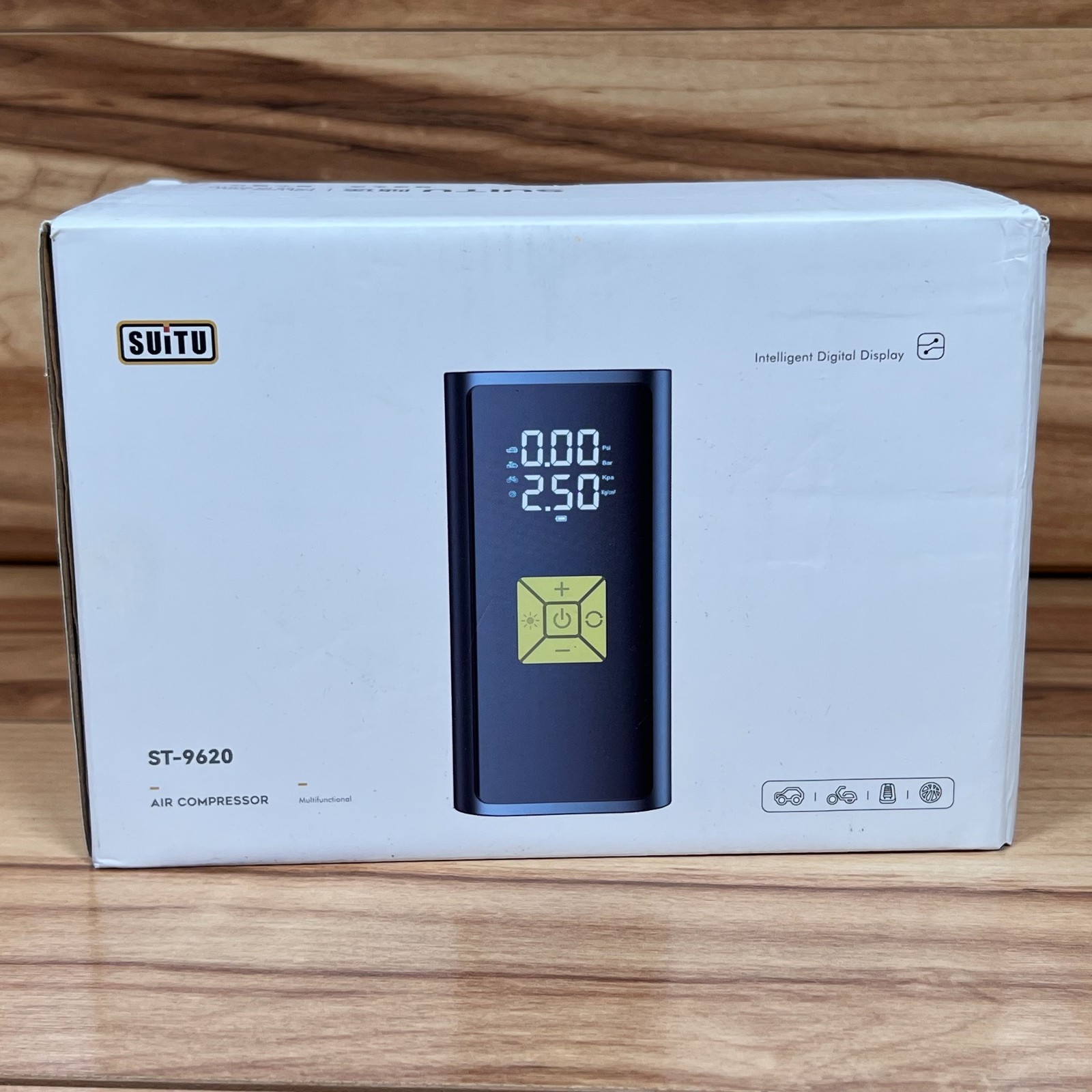 Suitu ST-9620 Air Compressor Intelligent Digital Display 150Psi 12V 30L/Min gallery
