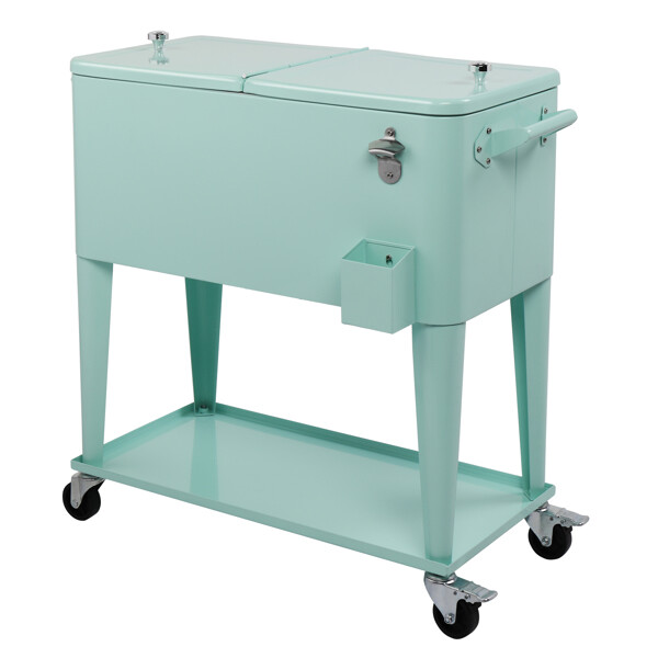 Party Cooler with Divider, Spacious 80-Qt Capacity, Chills 36hrs, Serving Tray gallery