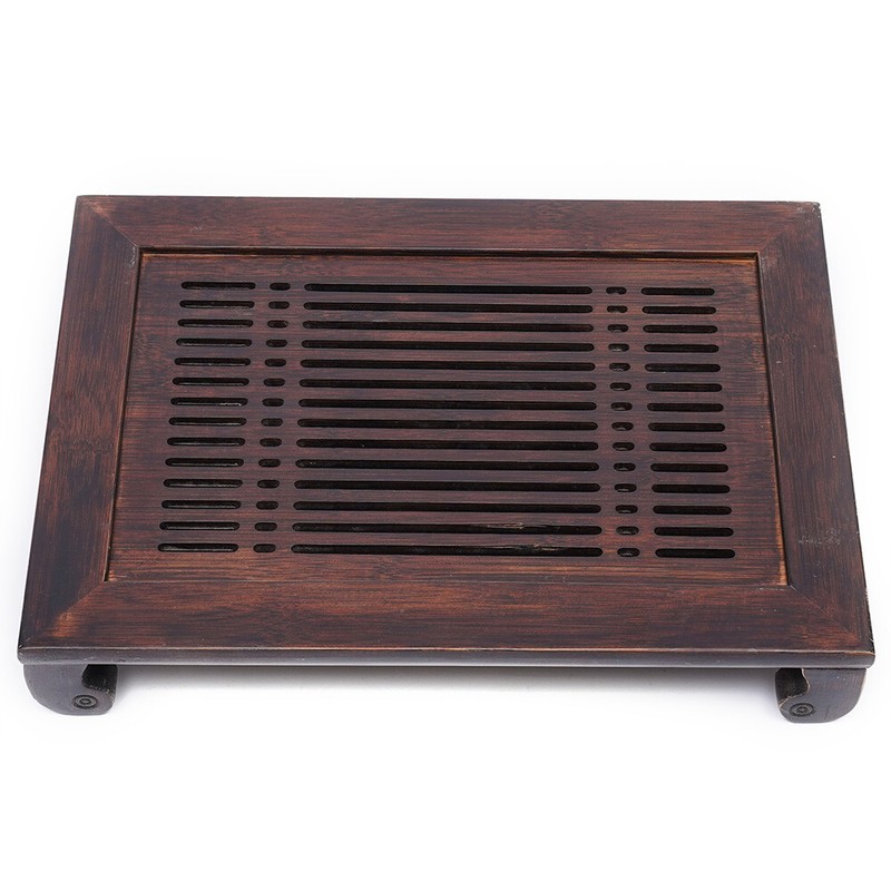 Rectangle Gongfu Tea Tray Serving Tablet Luxury Natural Bamboo Tea Tray Plate gallery