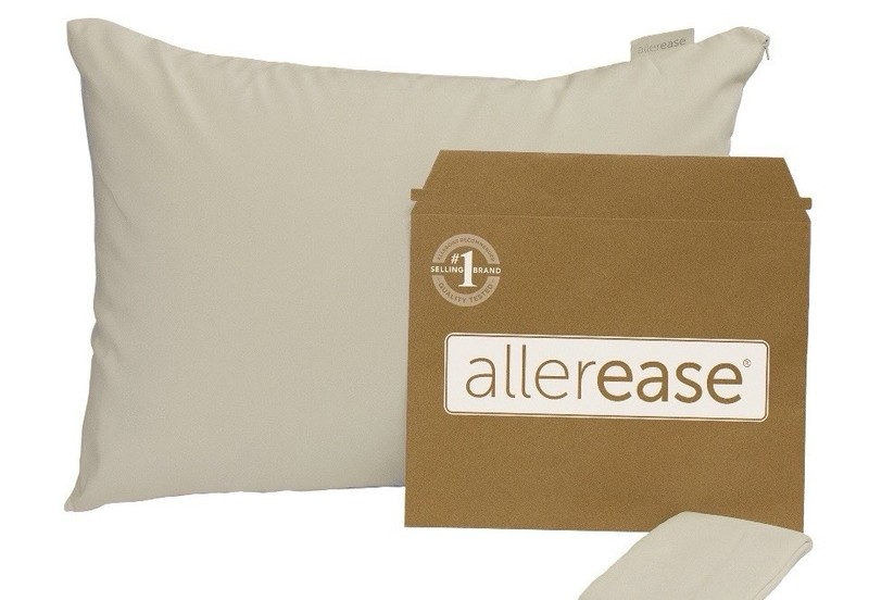 AllerEase Organic Zippered Allergy Pillow Protector, 2-pack - King -New gallery
