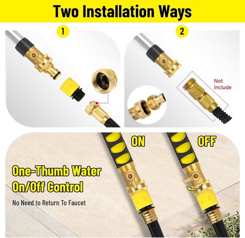 20FT Reach Gutter Cleaning Tools from the Ground, Telescopic Gutter Cleaner Tool gallery