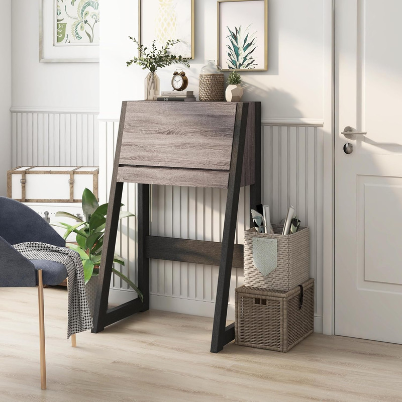 Modern Drop-Down Surface Cabinet Desk for Home Office & Study gallery