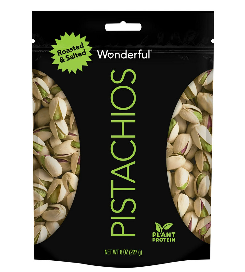 Wonderful Pistachios, In-Shell Roasted & Salted Nuts, 8 Ounce Resealable Bag gallery