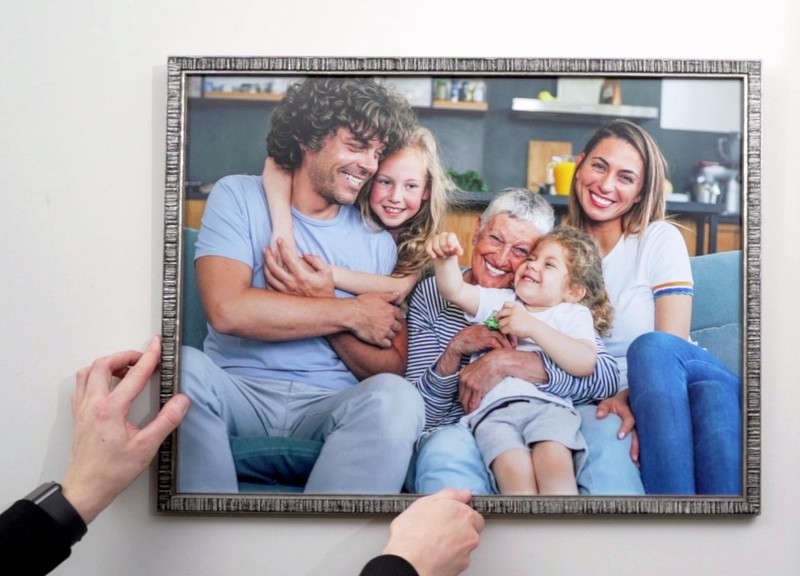 5x8 Frame Silver Grey Distressed Solid Wood Picture Frame | 0.75 Inch Moulding W gallery