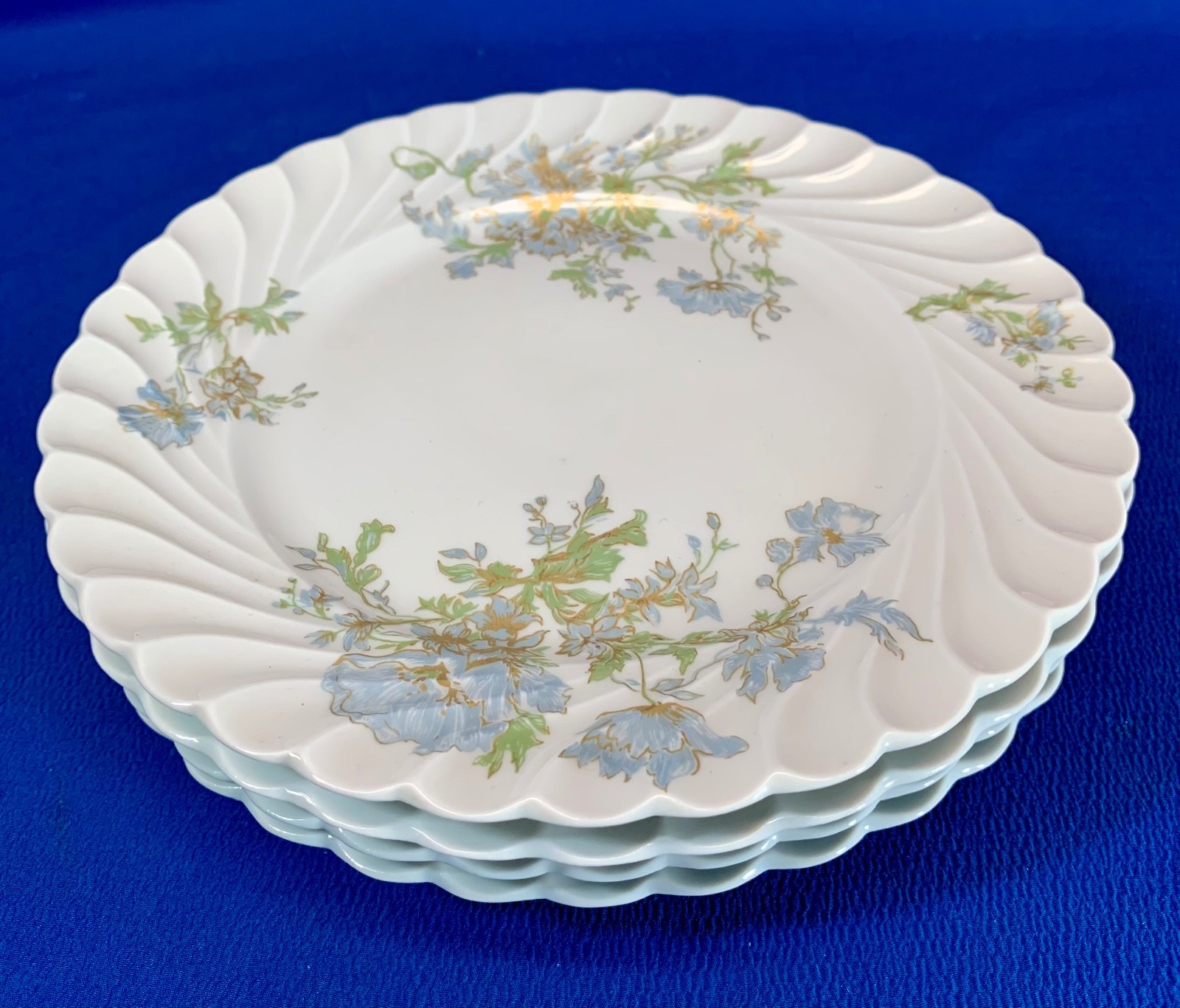 HAVILAND LIMOGES MARGAUX PATTERN SET OF 4 7/75" SALAD PLATES gallery