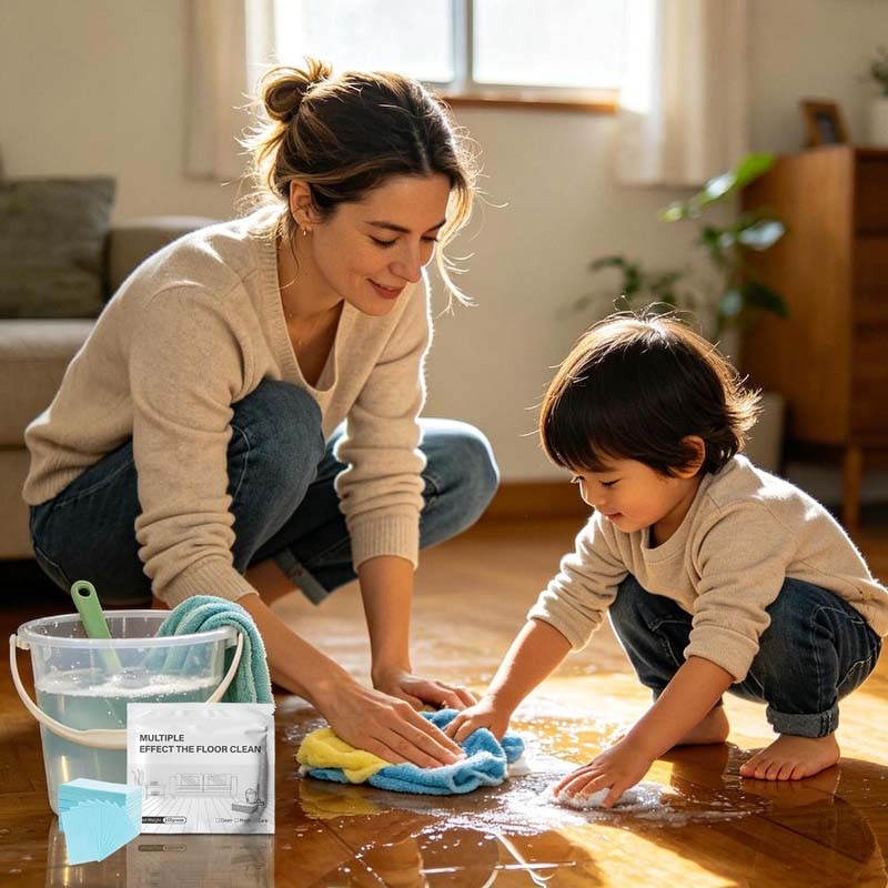 100PCS Multi-surface Floor Cleaning Tablets, Multiple Effect the floors Clean US gallery