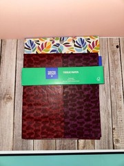 Tabitha Brown for Target Tissue Paper 20 Sheets 16.5″ x 24″ Red/Purple Abstract