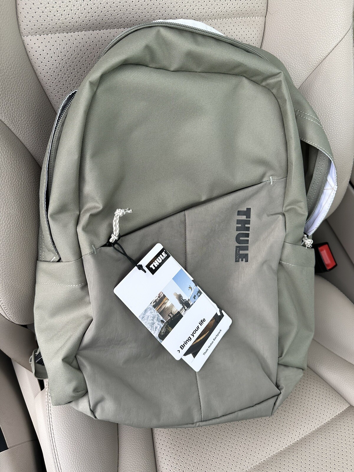 NEW THULE Notus Backpack Book bag Green Color 2