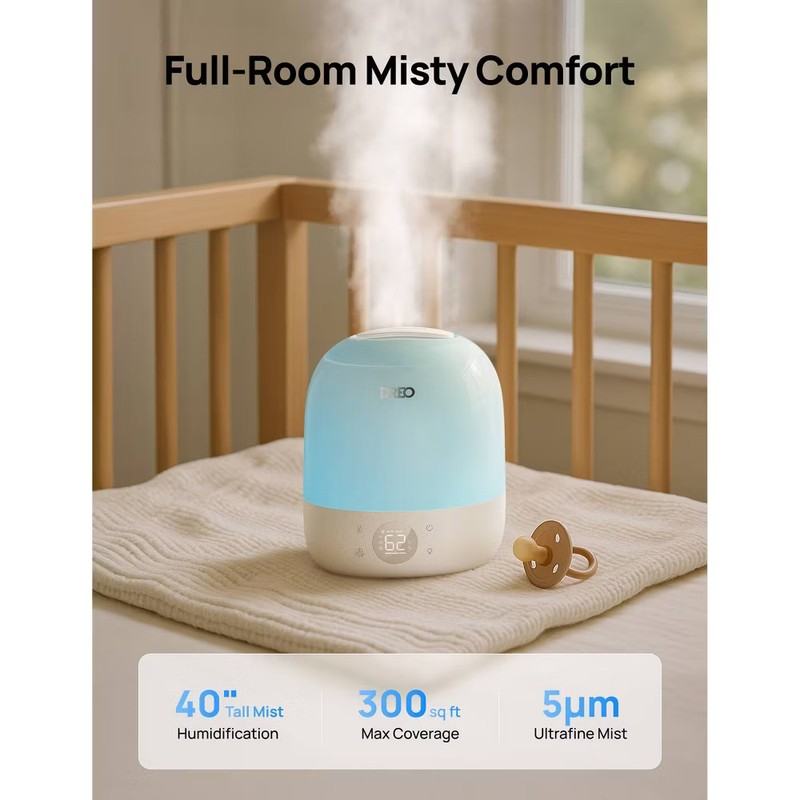 DREO Smart Humidifier with Customizable RGB Light, Top Fill, Ultra Quiet 28dB gallery