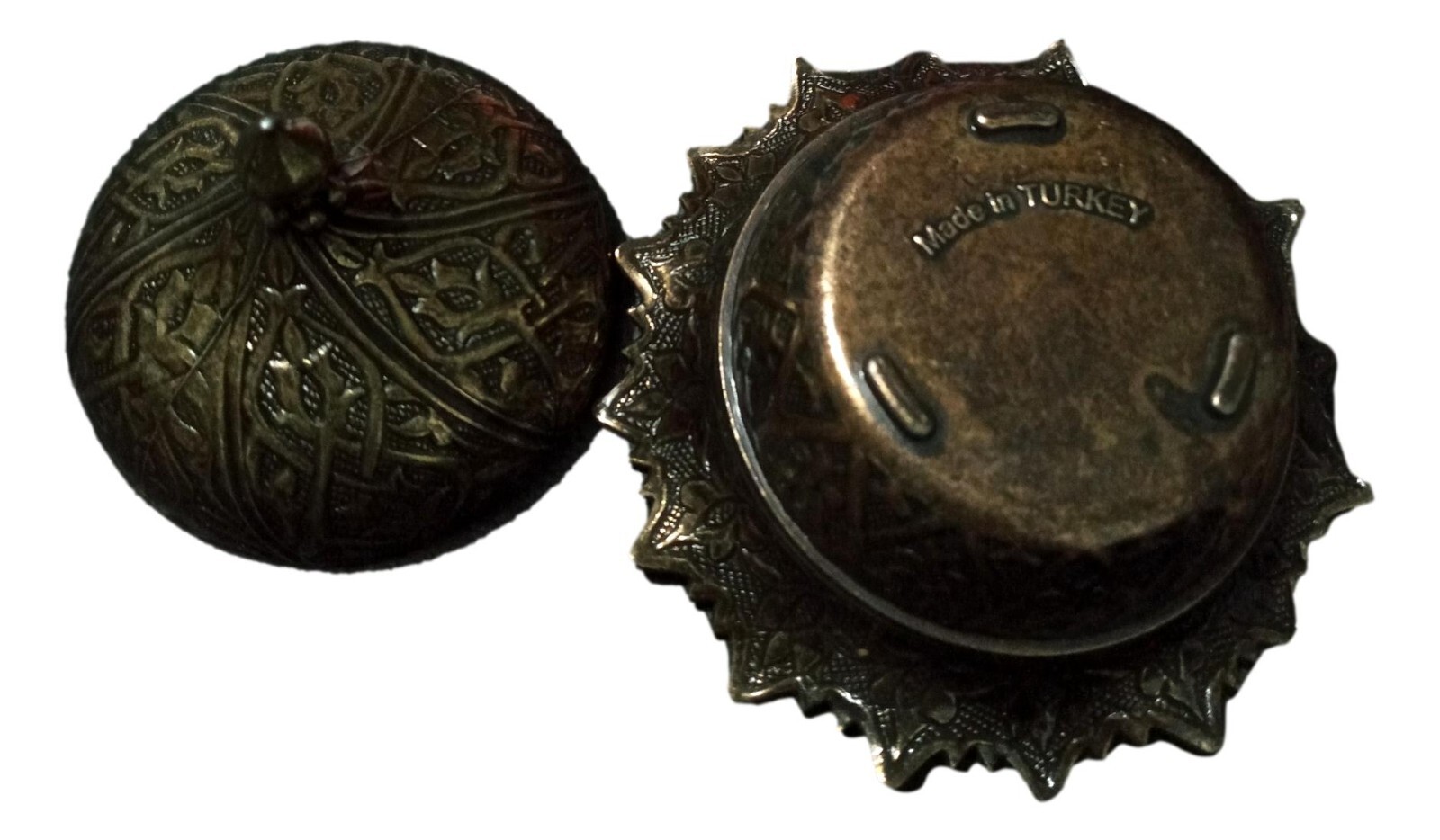 Traditional Turkish Delight Sugar Candy Bowl with lid Decorative Metal Bowl gallery