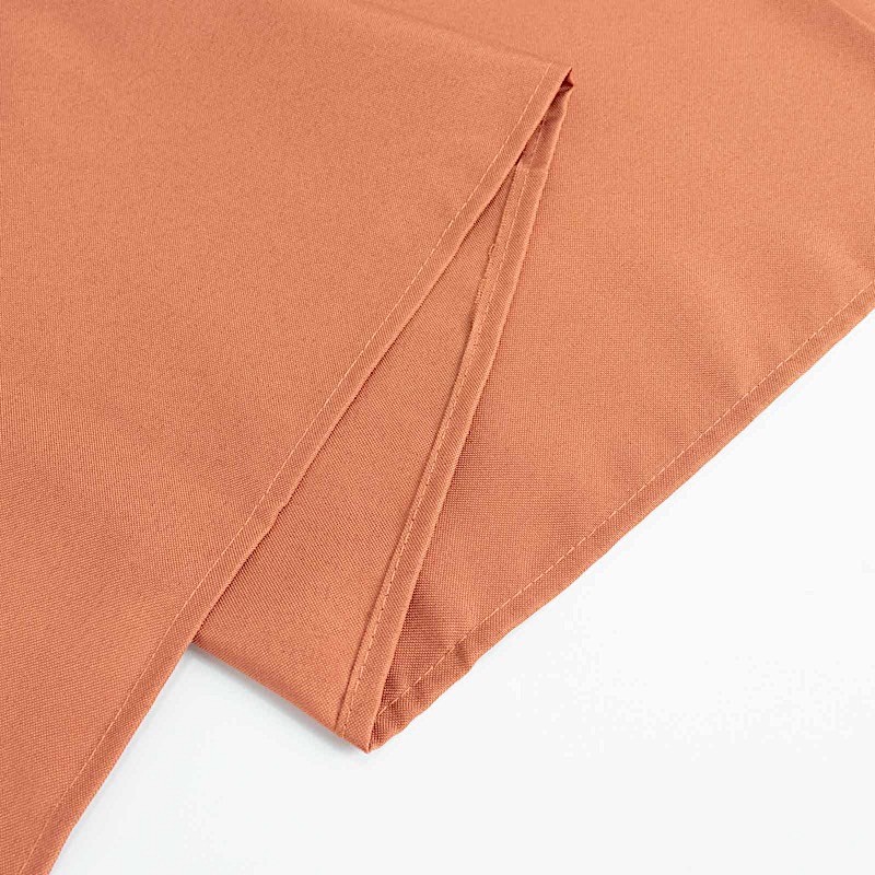 TERRACOTTA 72x120 RECTANGLE POLYESTER TABLECLOTH Wedding Catering Dinner gallery