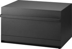 Yamazaki Bread Case, Drawer Type, 2 Tiers, Black, 1858