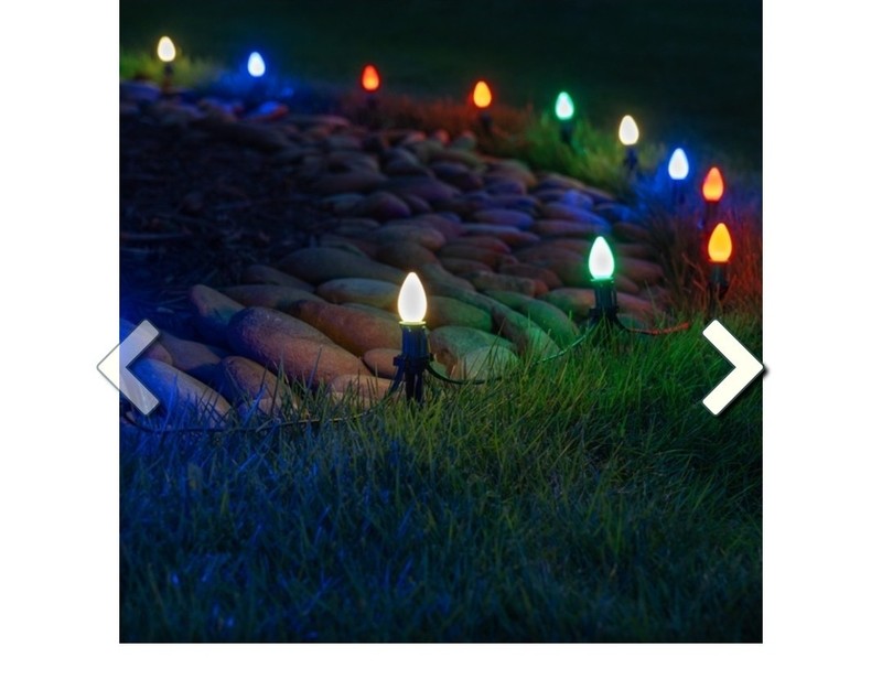 OptiCore C7 Opaque Multicolor LED Light Bulbs New 25 Pack Xmas Volume Discounts gallery