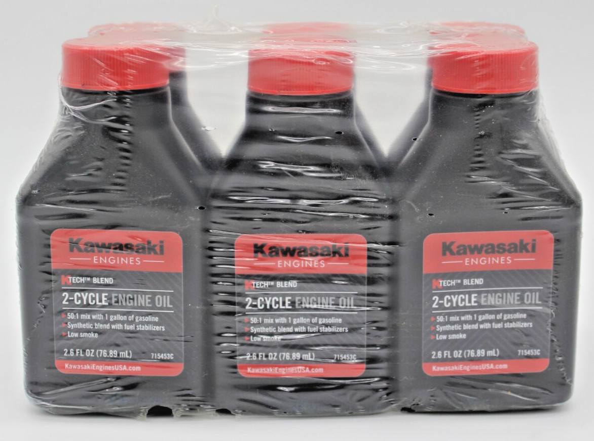 OEM Kawasaki 2-Cycle Engine Oil - 2.6FL OZ (mix with 1 gal of Gas) 99969-6082 gallery
