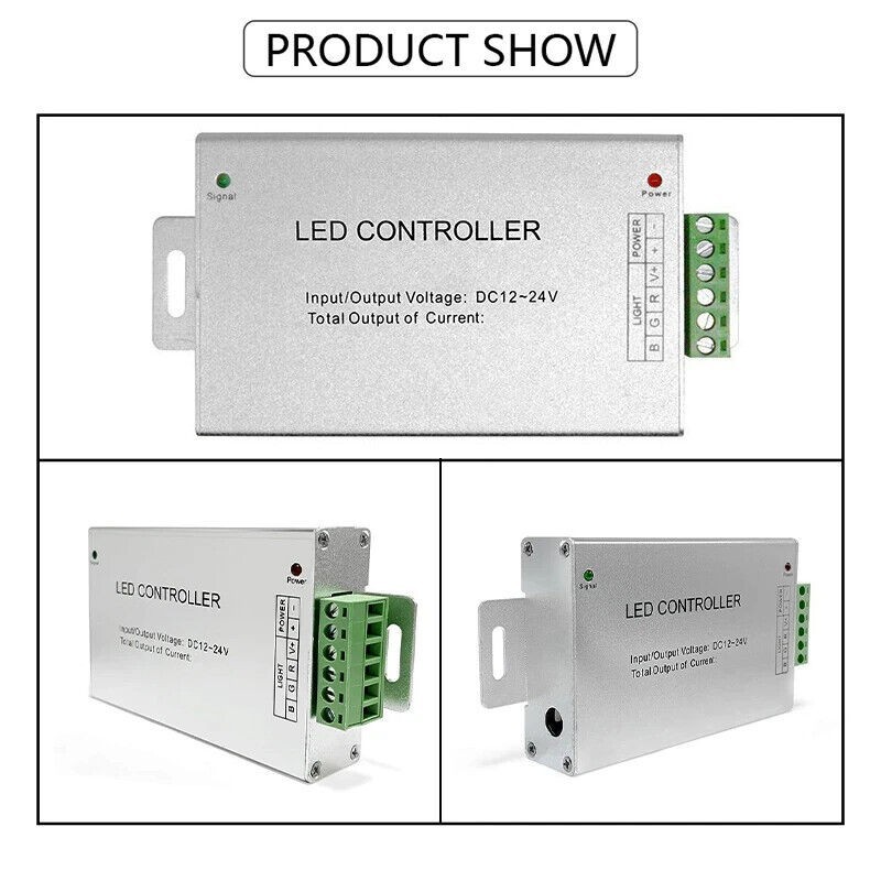 RGB Controller DC 12V 24A With 44 Key RF Wireless Remote For 5050 3528 LED Strip gallery