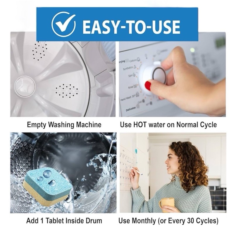 SANI 360° Washing Machine Cleaner, Lemon, 12ct & Sani Sticks, Lemon, 24ct gallery