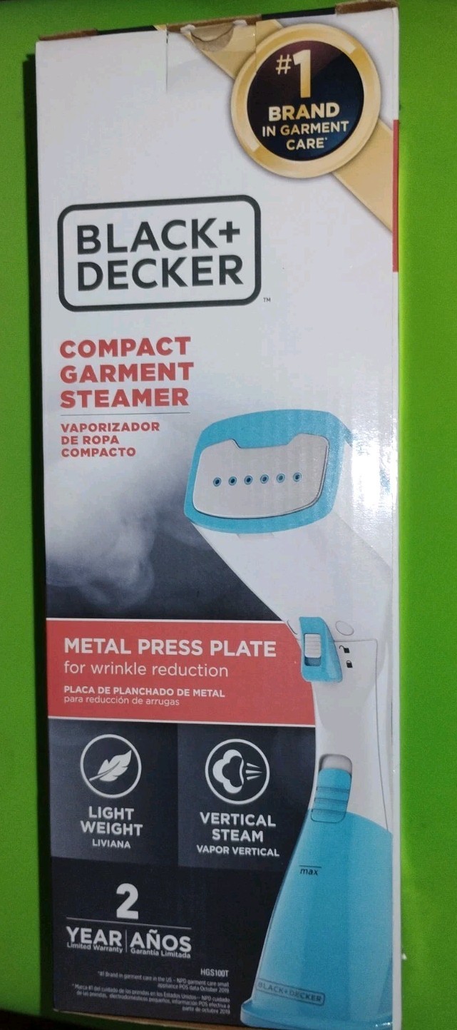 BLACK+ Decker Easy Garment Steamer Powerful Quick Heat Up Easy Fill Water gallery