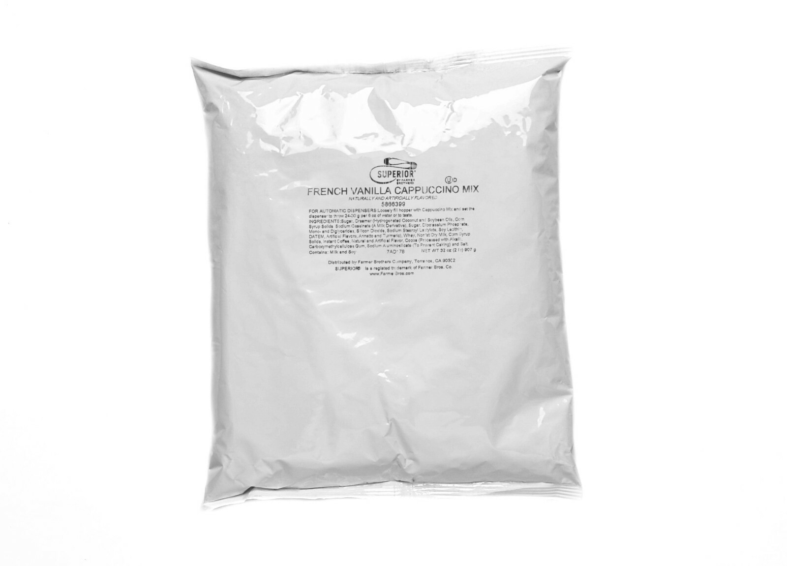 French Vanilla Cappuccino Mix, Superior, 2 lb bag gallery