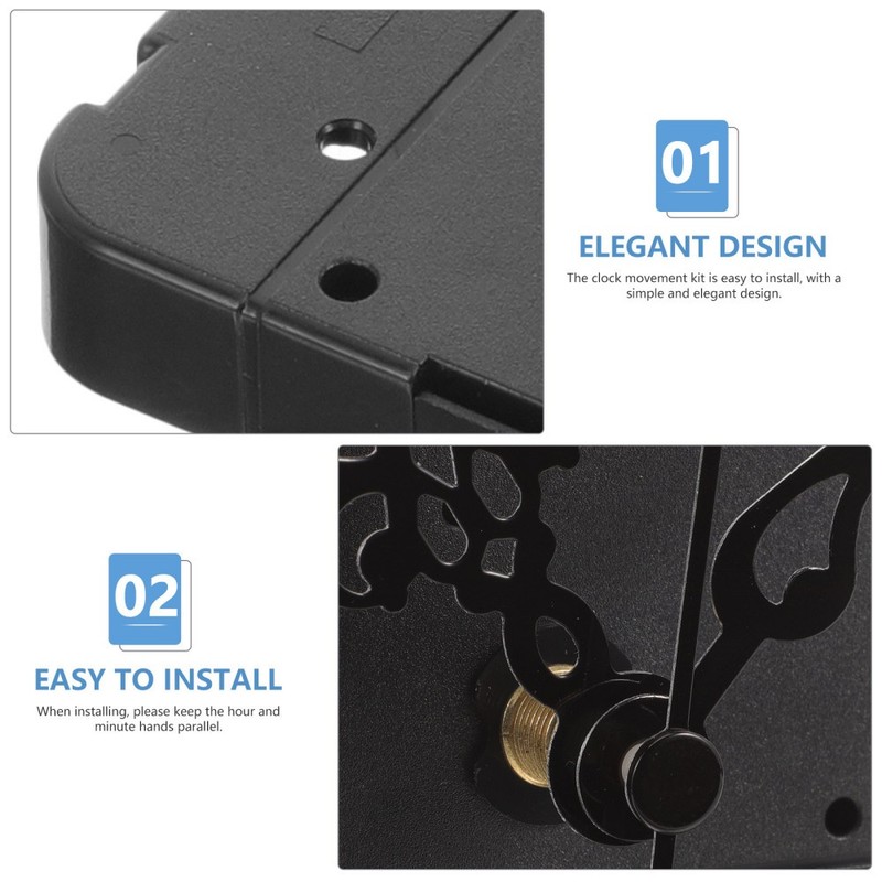 Backwards Clock Replacement Parts Reverse Mechanism Long Shaft Wall Movement gallery
