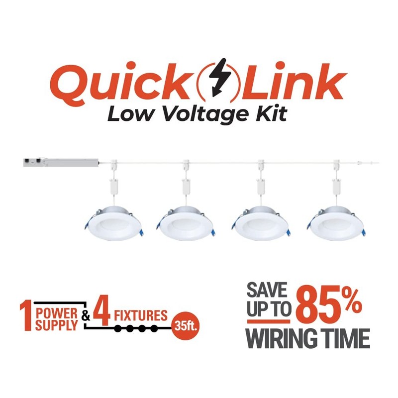 HALO QuickLink, 4 in. Selectable CCT 2700-5000K, 600 Lumens, Recessed Canless gallery