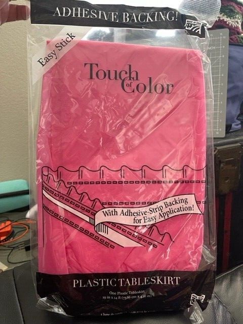 Candy Pink Plastic Table Skirting 29" x 13' Tableware Party Supplies Decorations