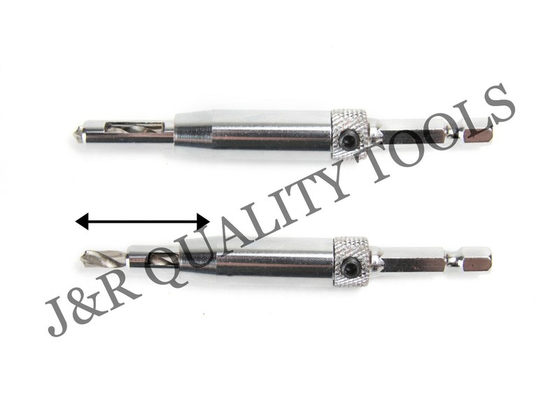 VCT Vix Bits Self Centering Quick Change Door Hinge Drill Bit Set gallery