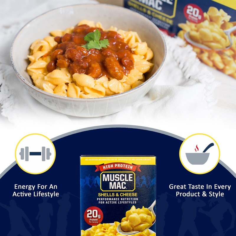 Muscle Mac® | Shells & Cheese Pasta For All Ages, 20 Grams Of Protein Per Ser... gallery