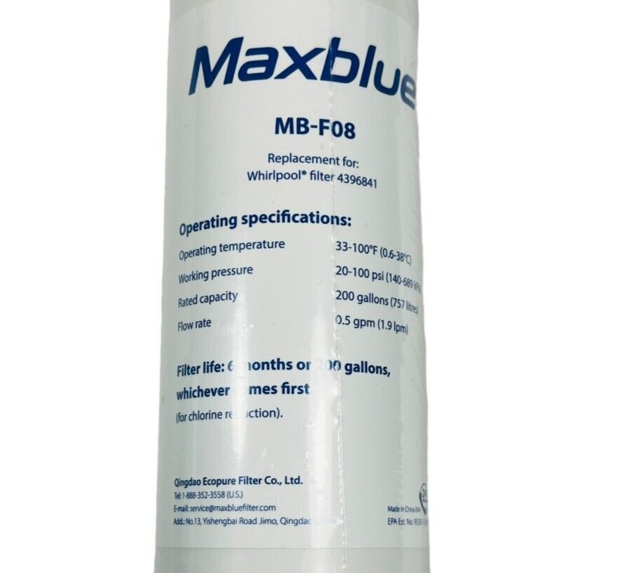 Maxblue MB-F08 Refrigerator Filter, Replacement for Kenmore® 46-9083, 46-9030 gallery
