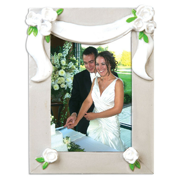 Wedding Frame Personalized Christmas Tree Ornament gallery