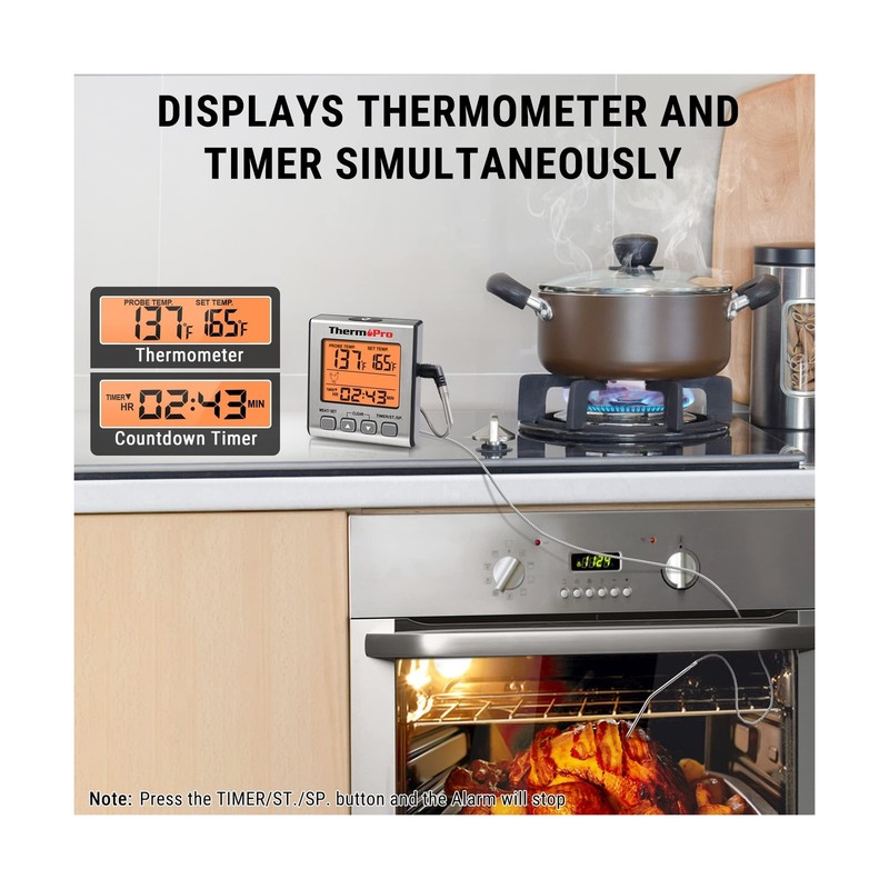 ThermoPro TP16S Digital Meat Thermometer for Cooking and Grilling, ... Fast Ship gallery