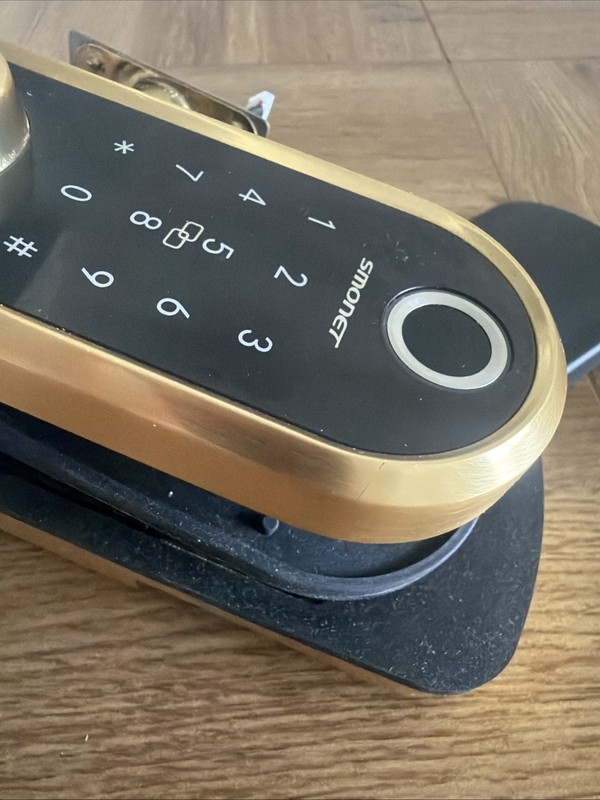 SMONET Bluetooth Fingerprint Keypad Smart Door Lock with Remote Ekeys & Alexa gallery