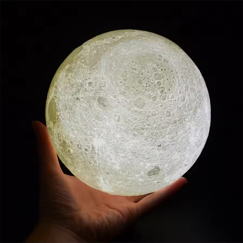 3D Moon Night Light Table Lamp USB Charging Remote Touch Control Home Decor Gift gallery