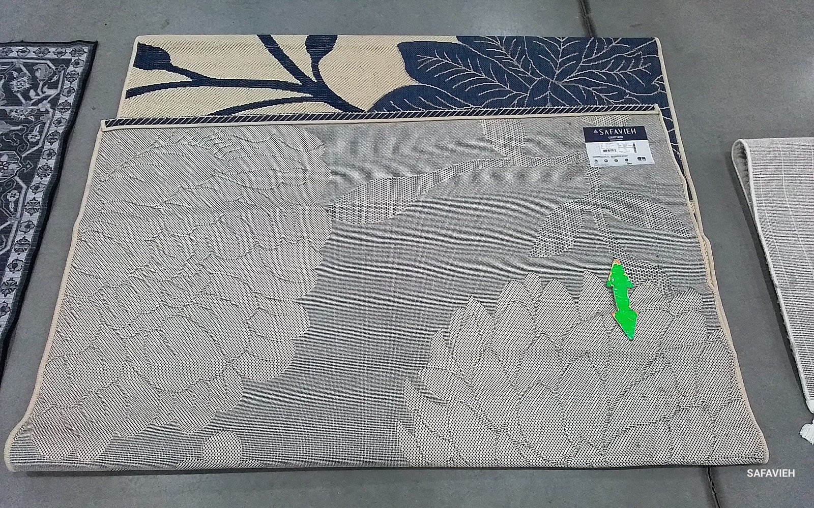BEIGE/BLUE 5'-3" x 7'-7" Back Stain Rug Reduced Price 1172799803 CY7321-233A25-5 gallery