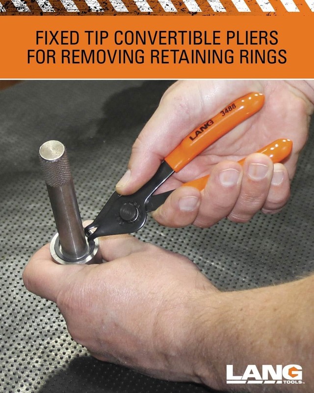 Lang Tools (3495) Fixed Tip Combination Internal/External Snap Ring Pliers Set gallery