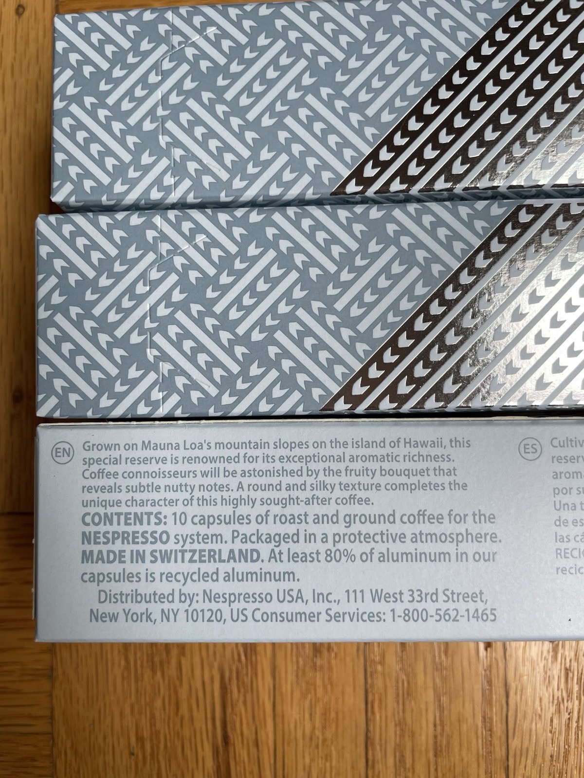 NIB Nespresso Original Line Special Reserve HAWAII KONA 4 Sleeves NEW gallery