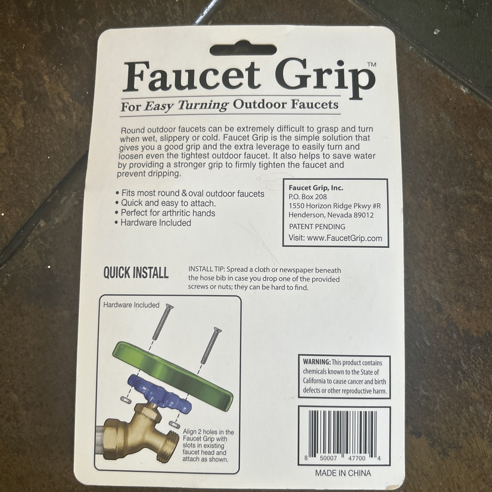 Faucet Grip Handle Attachment For Outdoor Outside Universal Fit NEW SEALED READ gallery