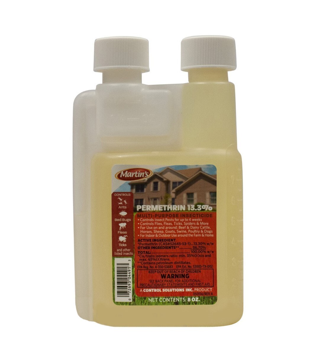 Martin's Permethrin 13.3% Multi-Purpose Insecticide 8 fl oz by Control Solutions gallery