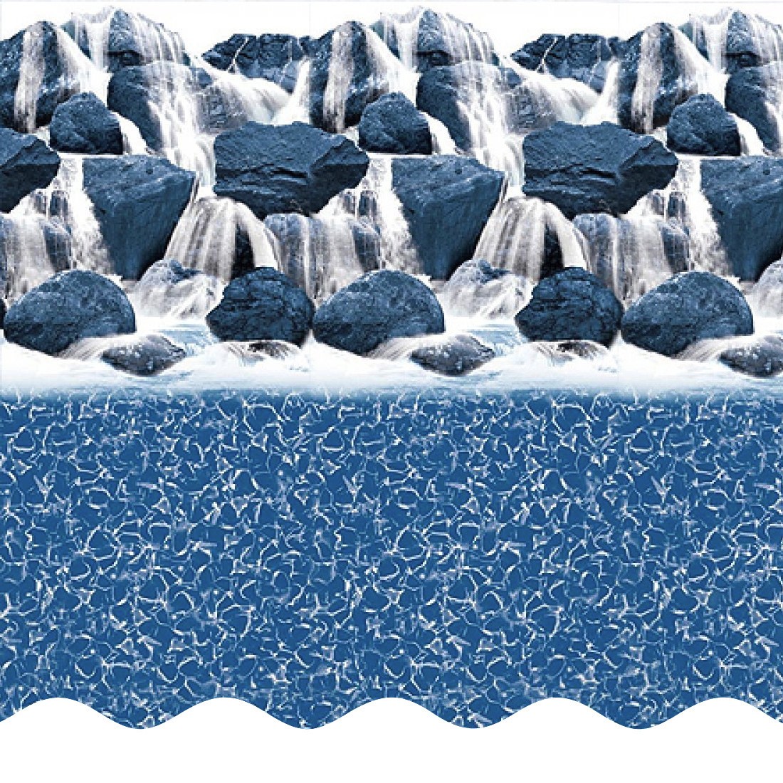 SmartLine 12' x 54” Round Overlap 20 Gauge Swimming Pool Liner - Choose Pattern gallery