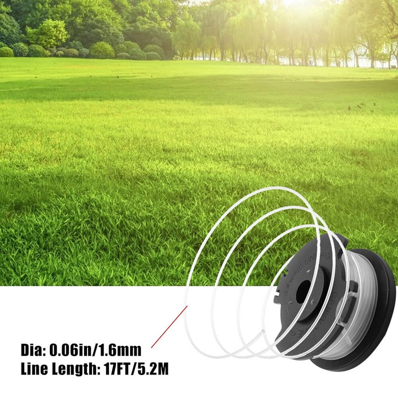 8X For Hyper Tough Spool Trimmer Line 1.6mm + Cap Cover HT19-401-003-06 Set HOT gallery