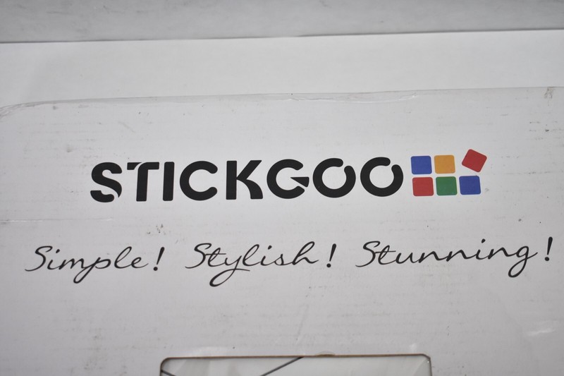 Stickgoo 10 Sheets Peel & Stick Backsplash Polished Dolomite Mixed Metal PVC gallery