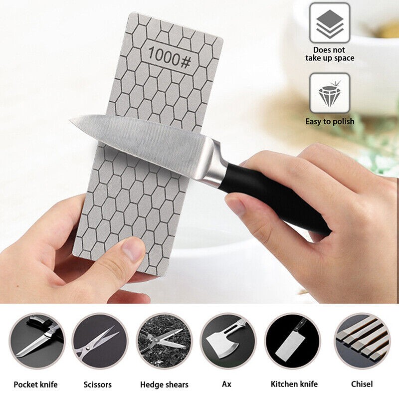 Kitchen Tools Sharpening Stone Grindstone Whetstone Diamond Knife Sharpener gallery