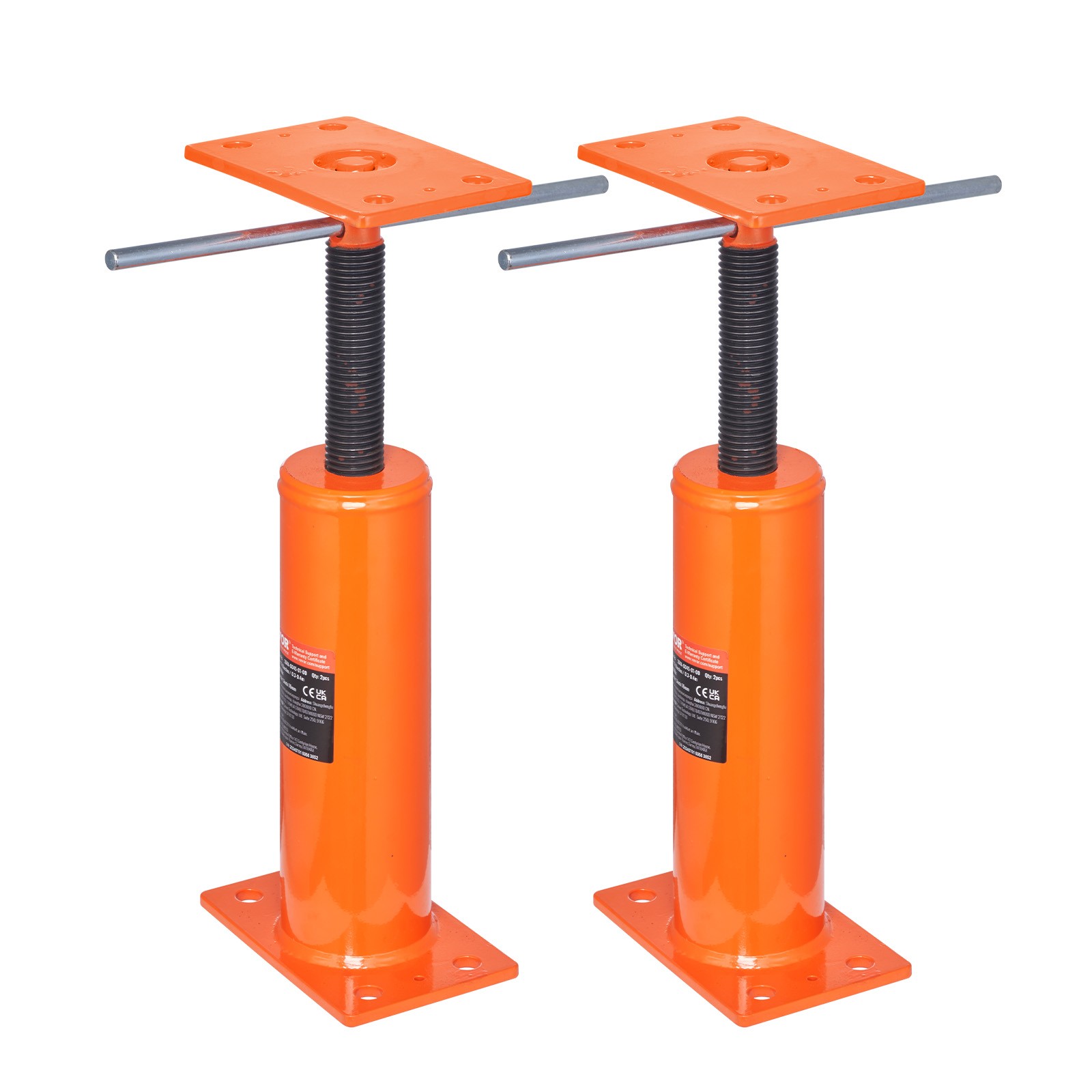 VEVOR 2PCS Adjustable Floor Jack Post House Floor Leveling Lift 12"-16" Height gallery