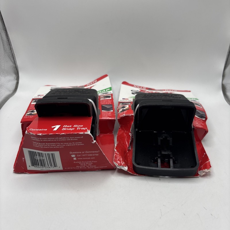 Tomcat Rat Snap Trap 2 Pack Open Box Damaged Packaging New Traps gallery