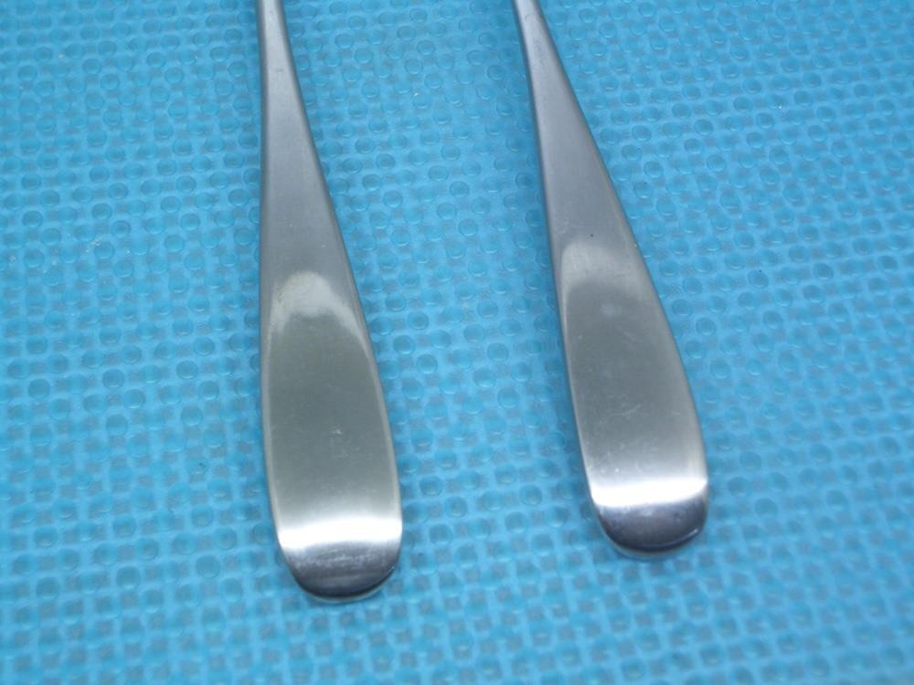 IKEA Stainless Flatware BEHAGFULL Set of 2 Satin Dinner Forks 7 7/8" gallery