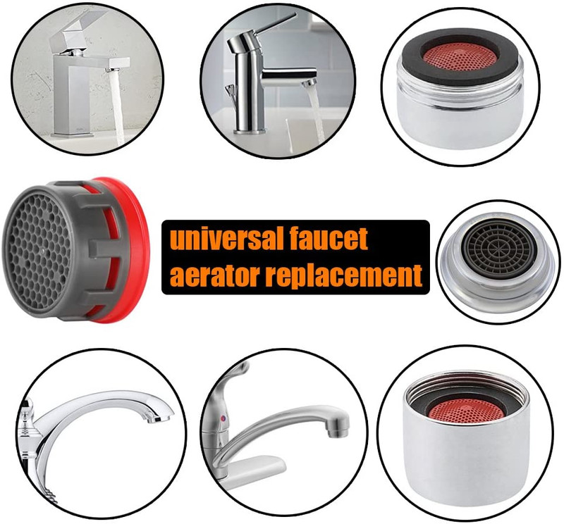Faucet Aerator, 2.2 GPM Flow Retrictor Insert Aerators Replacement Parts Only Wo gallery