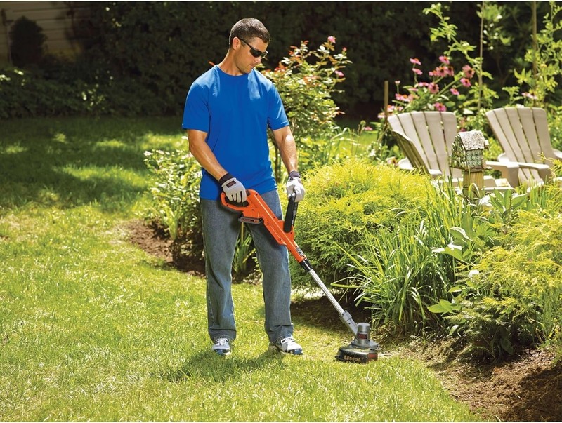 Cordless String Trimmer 20V MAX 2-in-1 2 in Steel Deck LST300 BLACKDECKER gallery