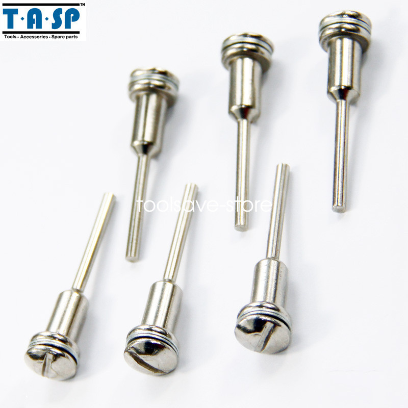 6PC Dremel Screw Head Mandrel Rotary Holder 1/4" Arbor Hole 1/8" 3.2mm Shank gallery