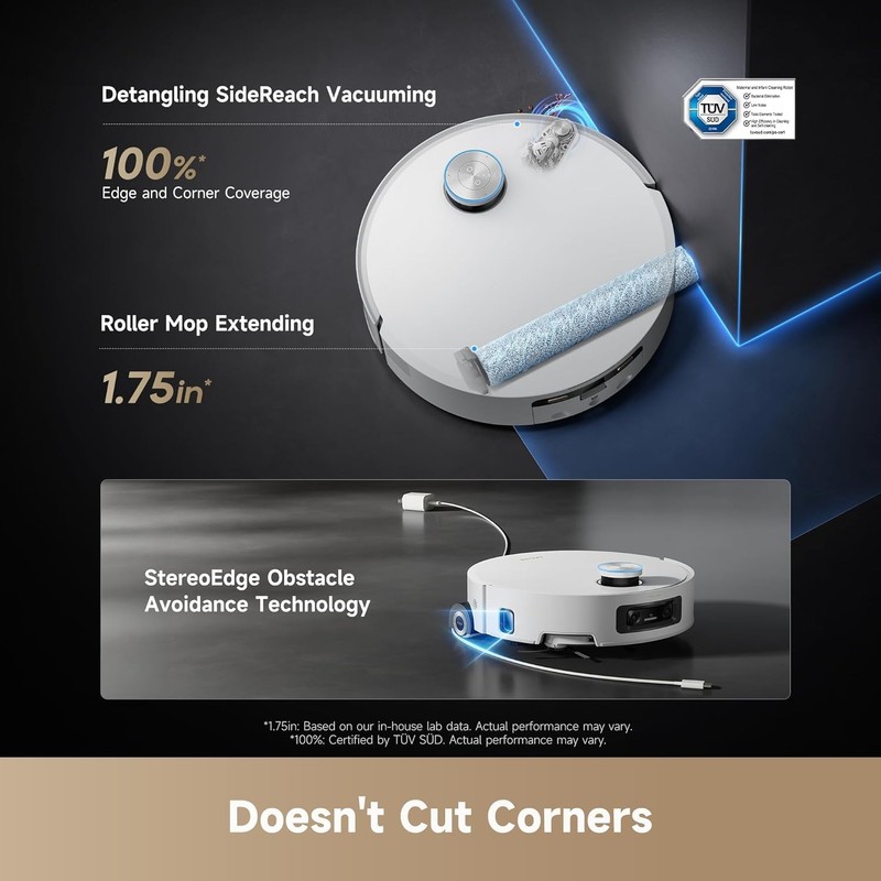 DREAME Aqua10 Ultra Roller Robot Vacuum 30,000Pa Suction｜Certified Refurbished gallery