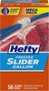 Hefty Slider Freezer Bags Gallon Size, 56 Count – Durable & Easy Seal gallery