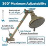 SparkPod Shower Head Extension Arm by 11" Solid Brass Shower Arm Extension gallery
